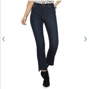 NINE WEST..‎ kick flare, high rise cropped jeans